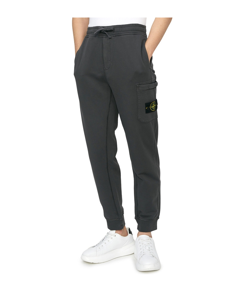 Stone Island Drawstring Sweatpants In Gray