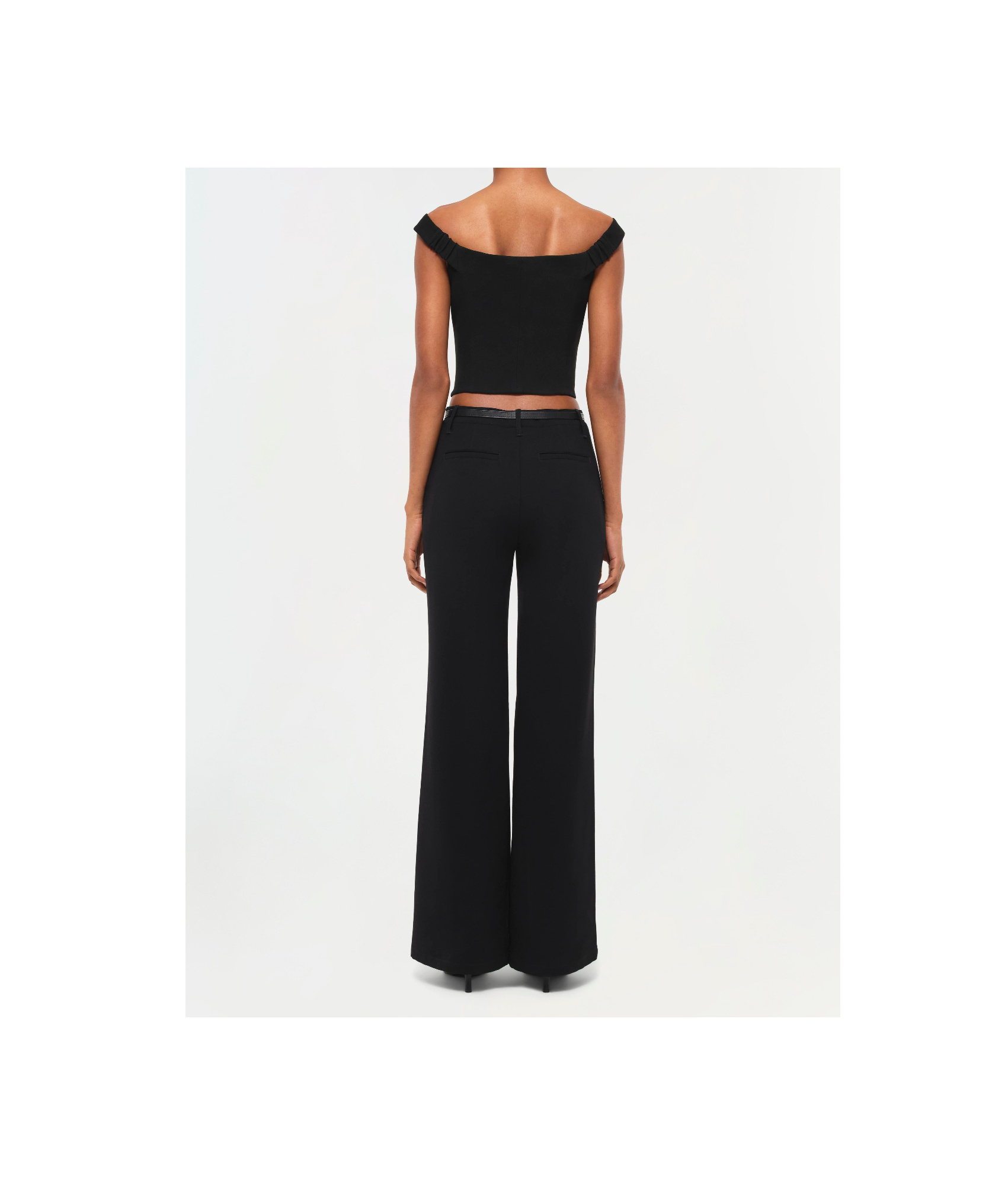 Simkhai Belt-loop Casual Pants In Black