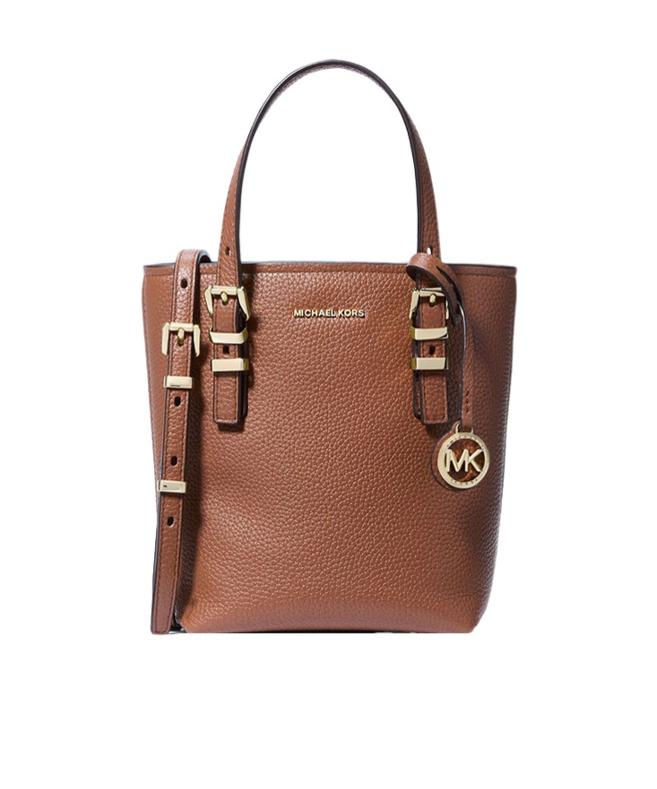 Michael Kors Double Handle Shoulder Bag In Brown