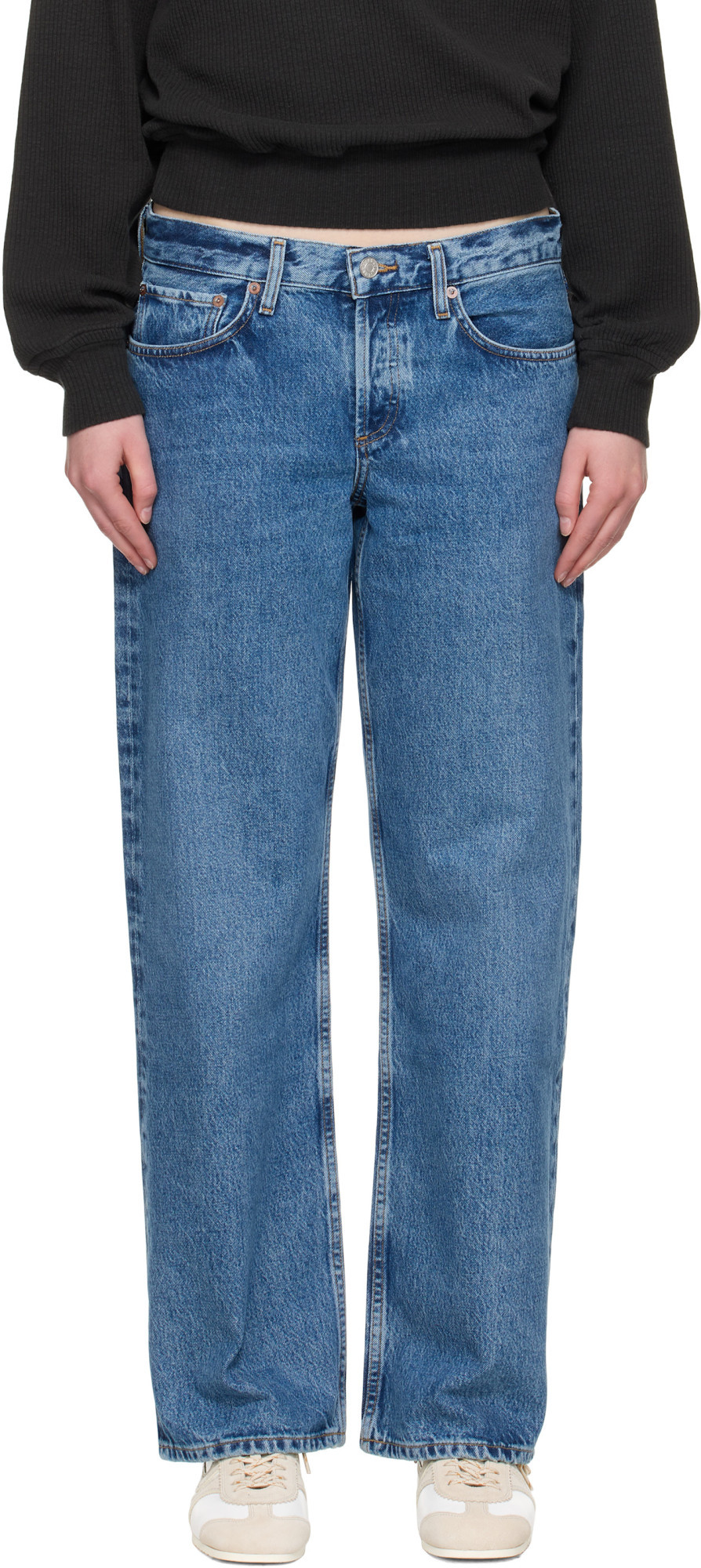 Agolde Jeans With Belt Loops