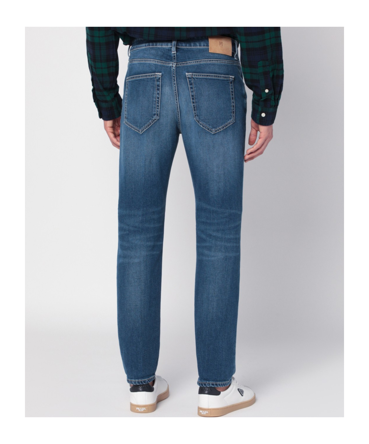 Pt Torino Slim Fit Jeans In Blue