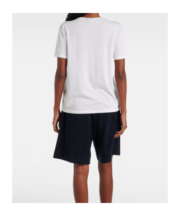 Loro Piana Angera Cotton T-shirt In White