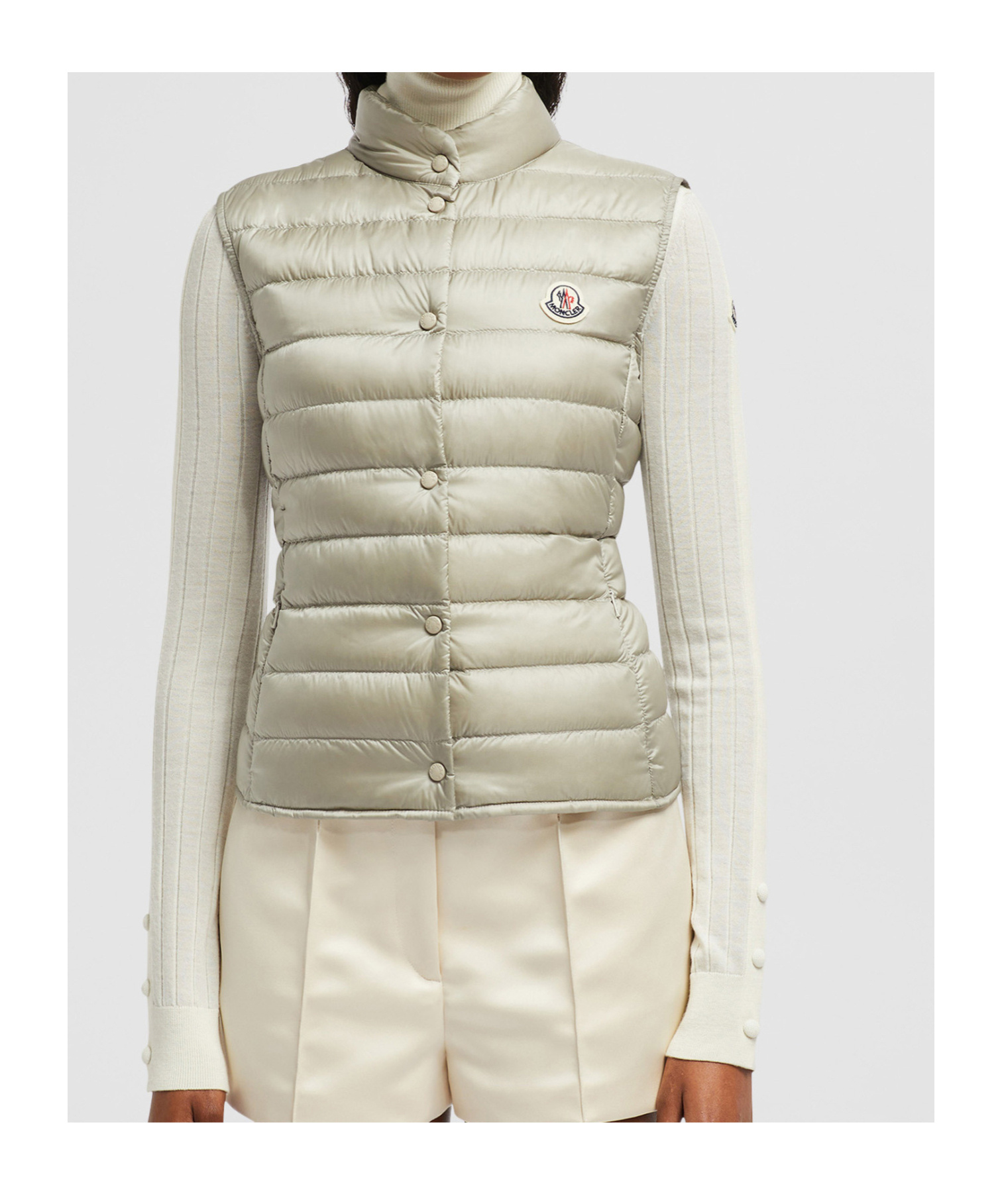 Moncler Doudoune Sans Manches Liane In White