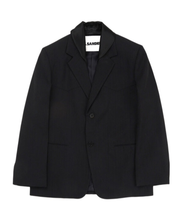 Jil Sander Button Blazer In Black
