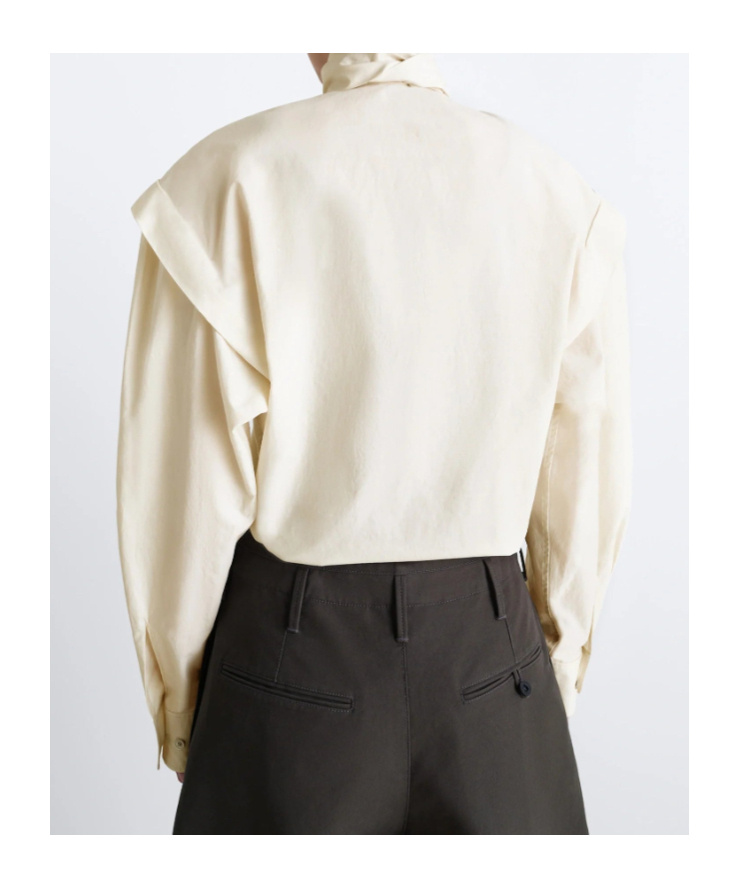 Lemaire Ascot Blouse In White