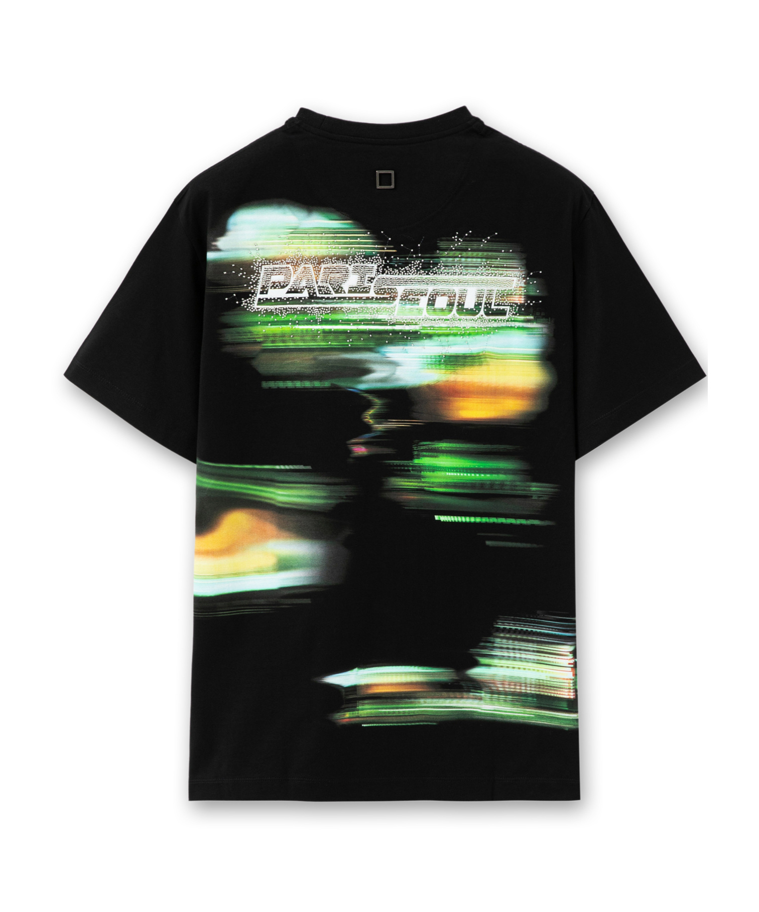 Wooyoungmi Black Light Graphic T-shirt In Black