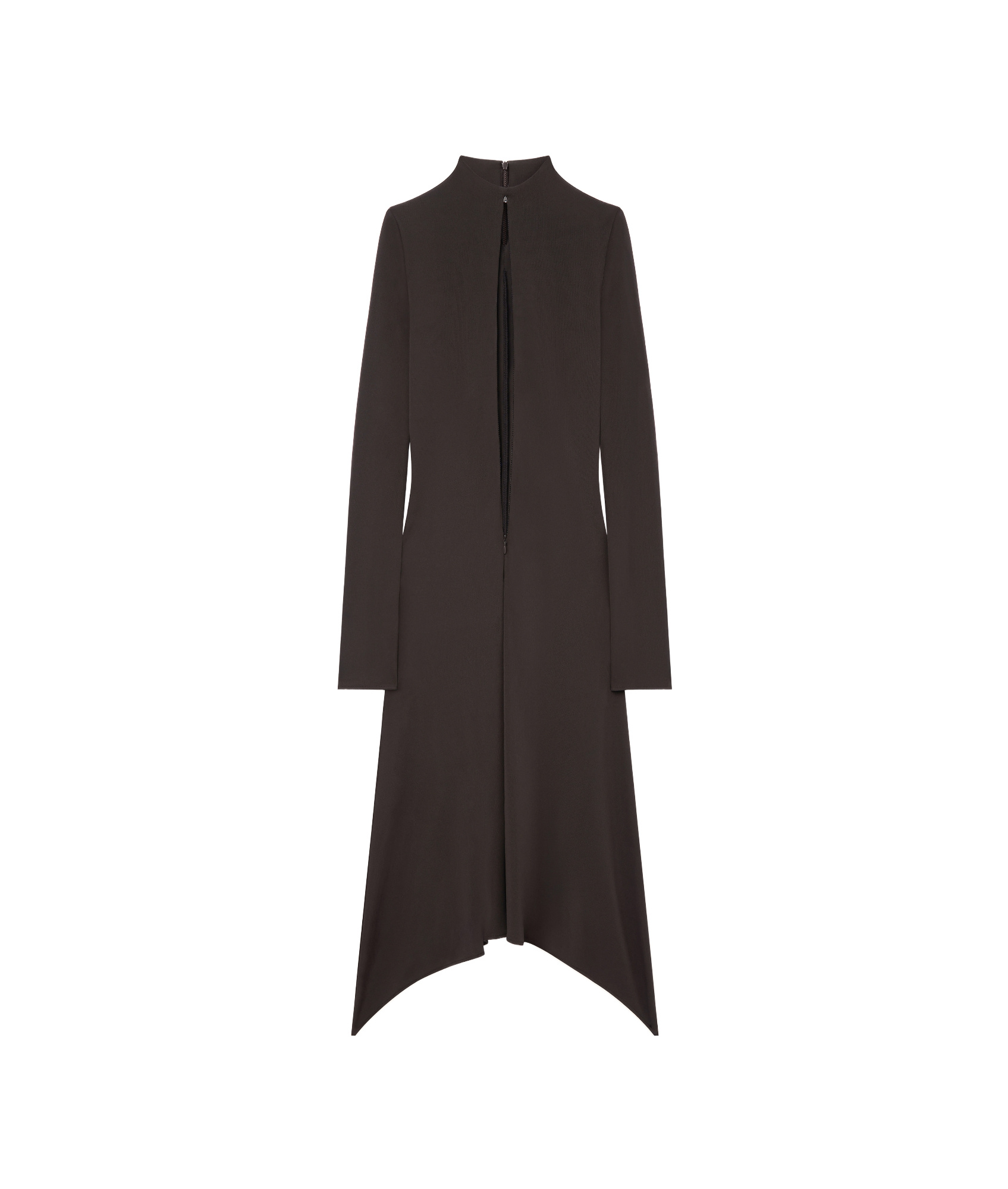 Courrèges Volcano Jersey Midi Dress In Black