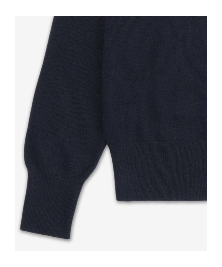 Maison Margiela Long-sleeved Knitted Cardigan In Black