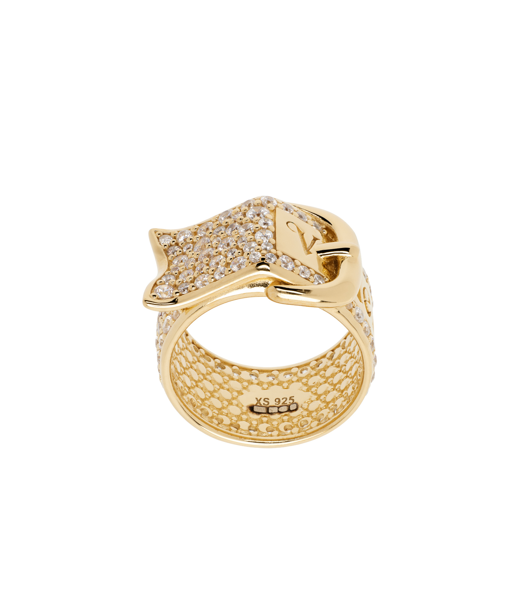 Vivienne Westwood Pavé Ring In Yellow