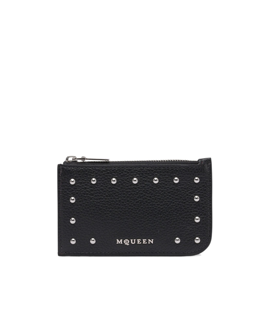 Alexander Mcqueen Zip Wallet In Black