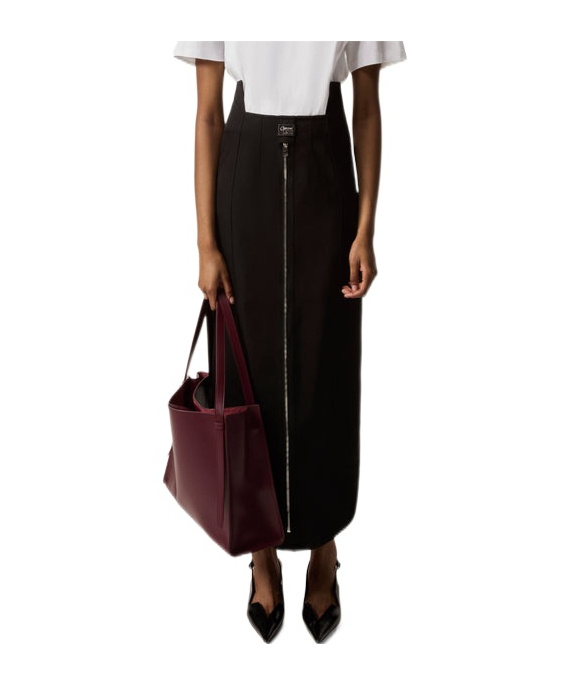 Coperni Zippered Skirt In Black
