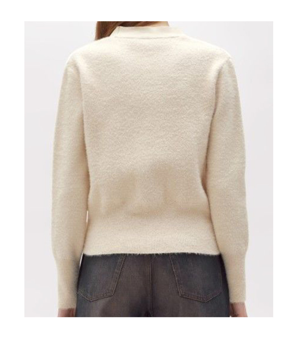 Blugirl Two-piece Ribbed Knit Sweater In White