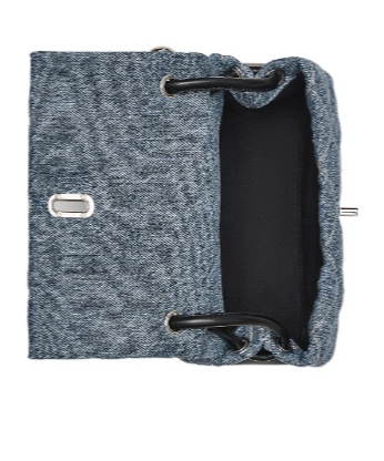 Marc Jacobs The Quilted Denim Mini Dual Shoulder Bag