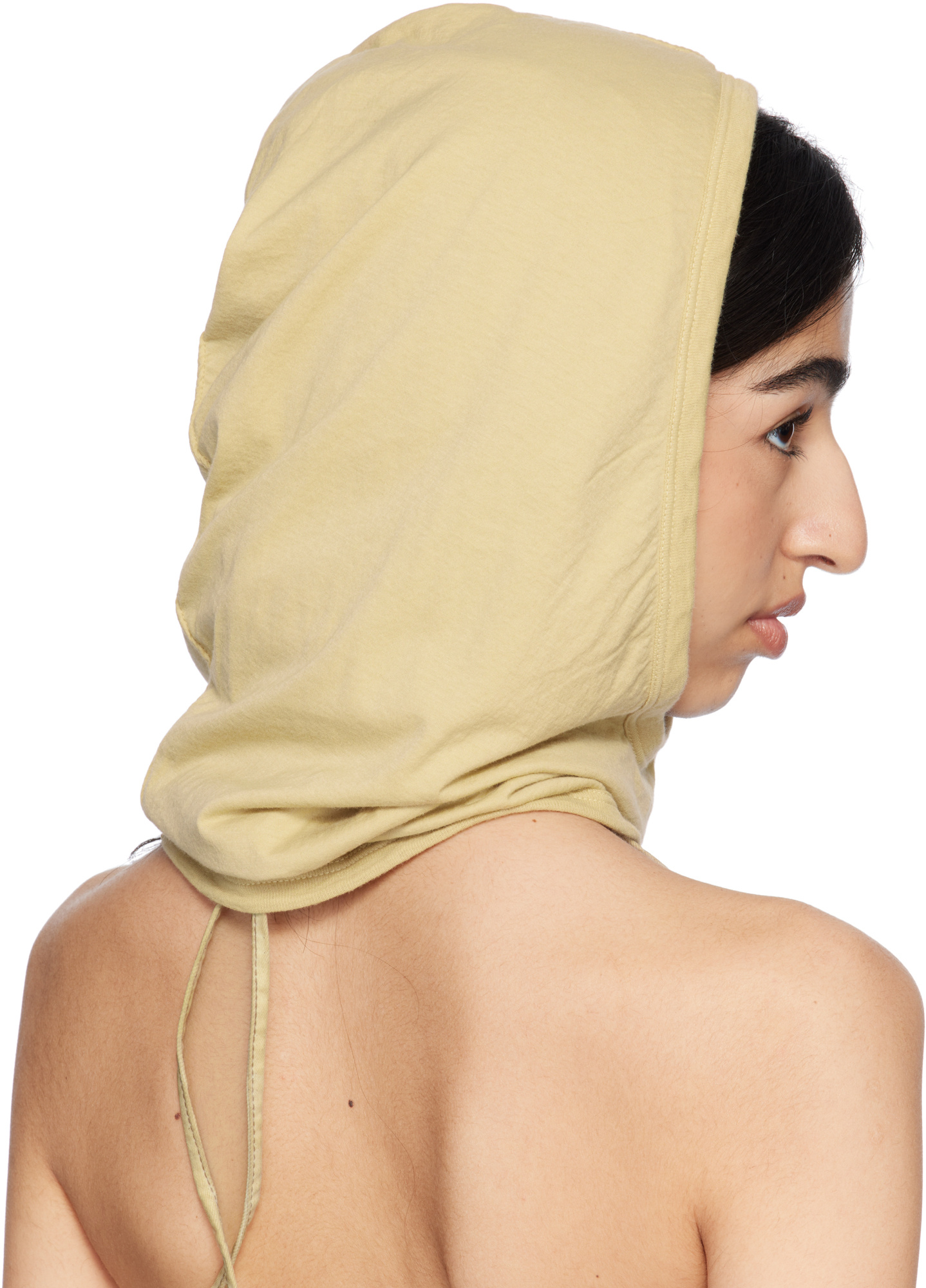 Rick Owens Drkshdw Hollywood Grace Hood In Nude