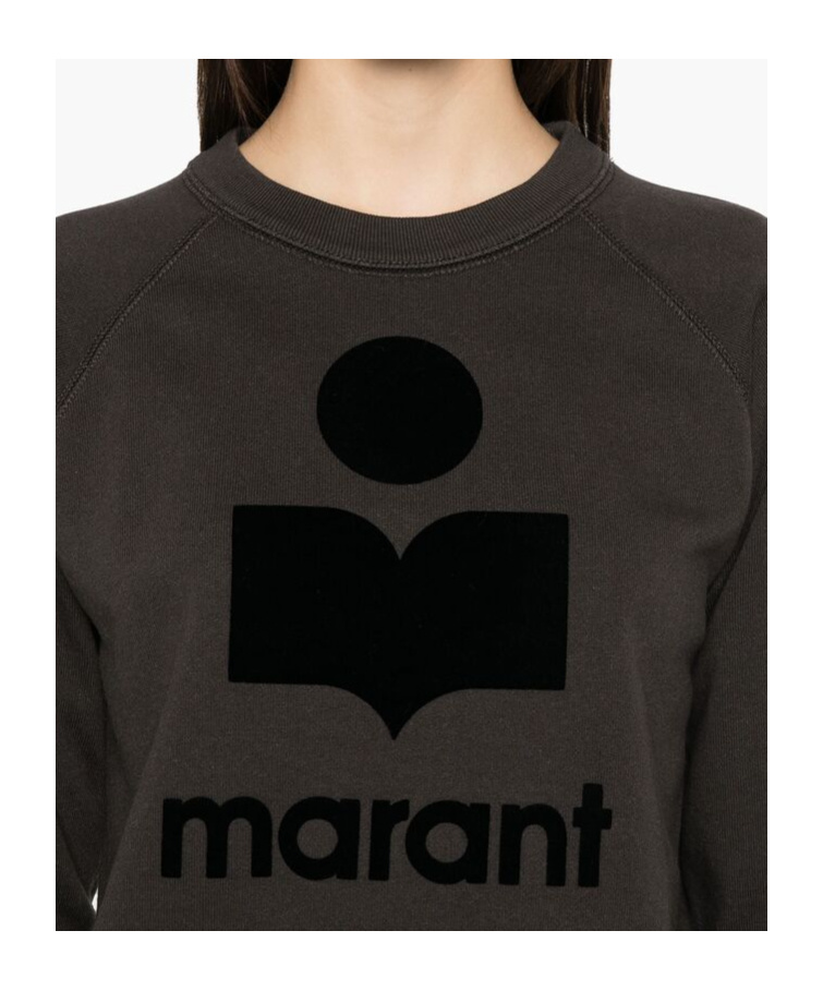 Isabel Marant Étoile Sweatshirt Isabel Marant Etoile Woman Color Charcoal In Black