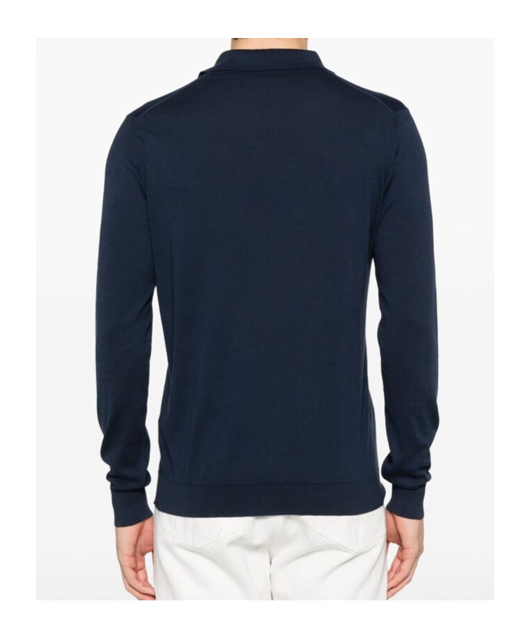 Fedeli Cotton Sweaters In Black