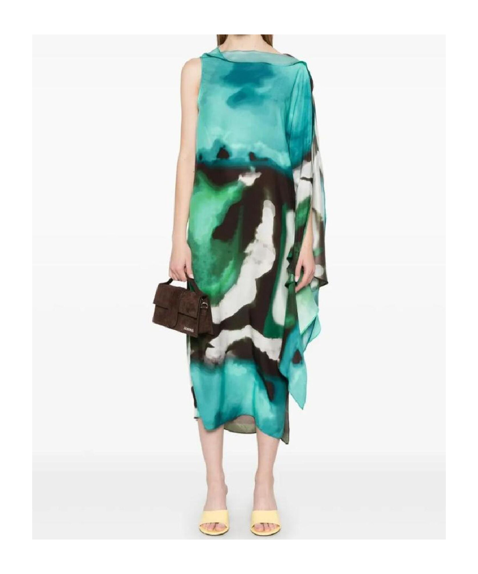 Gianluca Capannolo Sarah Asymmetric Dress In Blue