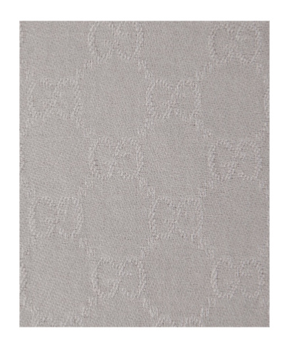 Gucci Gg Wool And Silk Jacquard Shawl