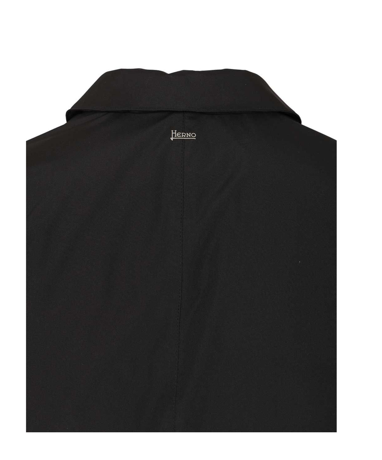 Herno Padded Trench Tech Nylon Prometeo Coats Black In Black