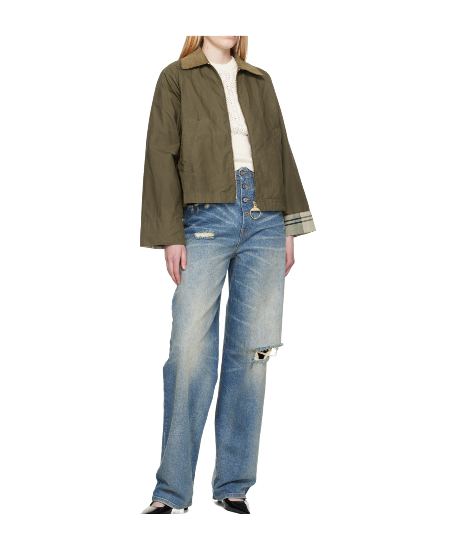 Barbour Catlin Showerproof Jacket In Green