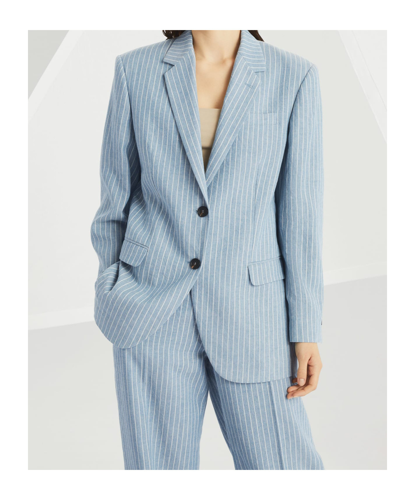 Brunello Cucinelli Monili-detail Twill Blazer