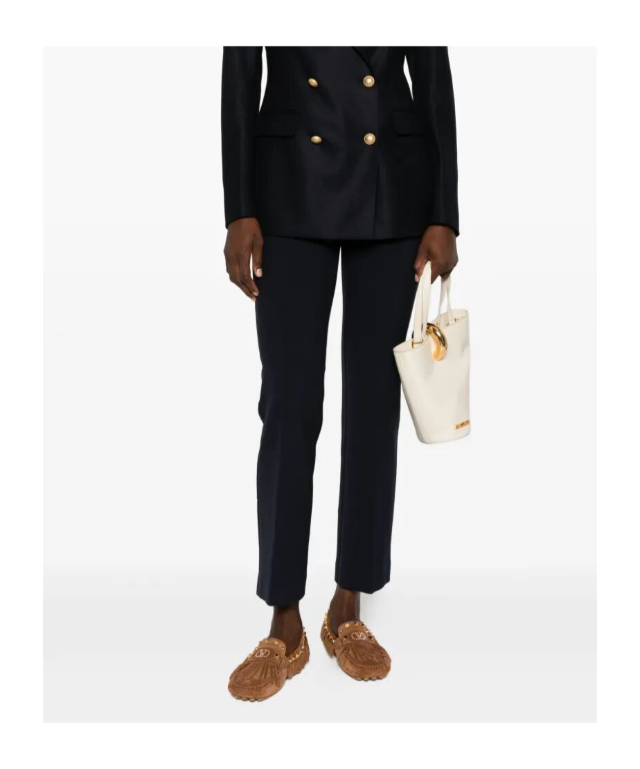 Rosso 35 Pocket-detailed Trousers In Blue