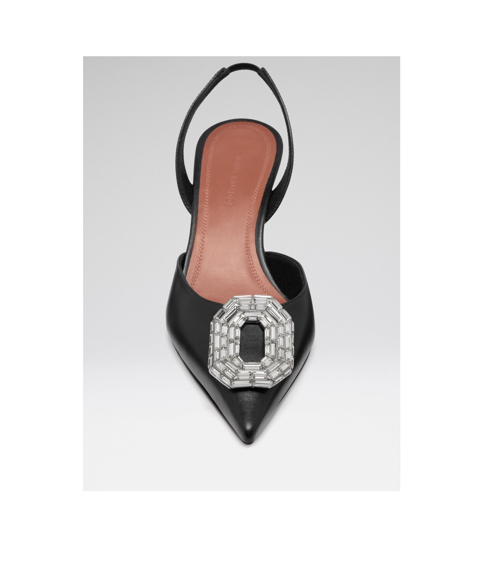 Shop Amina Muaddi Camelia 60mm Slingback Pumps In Black