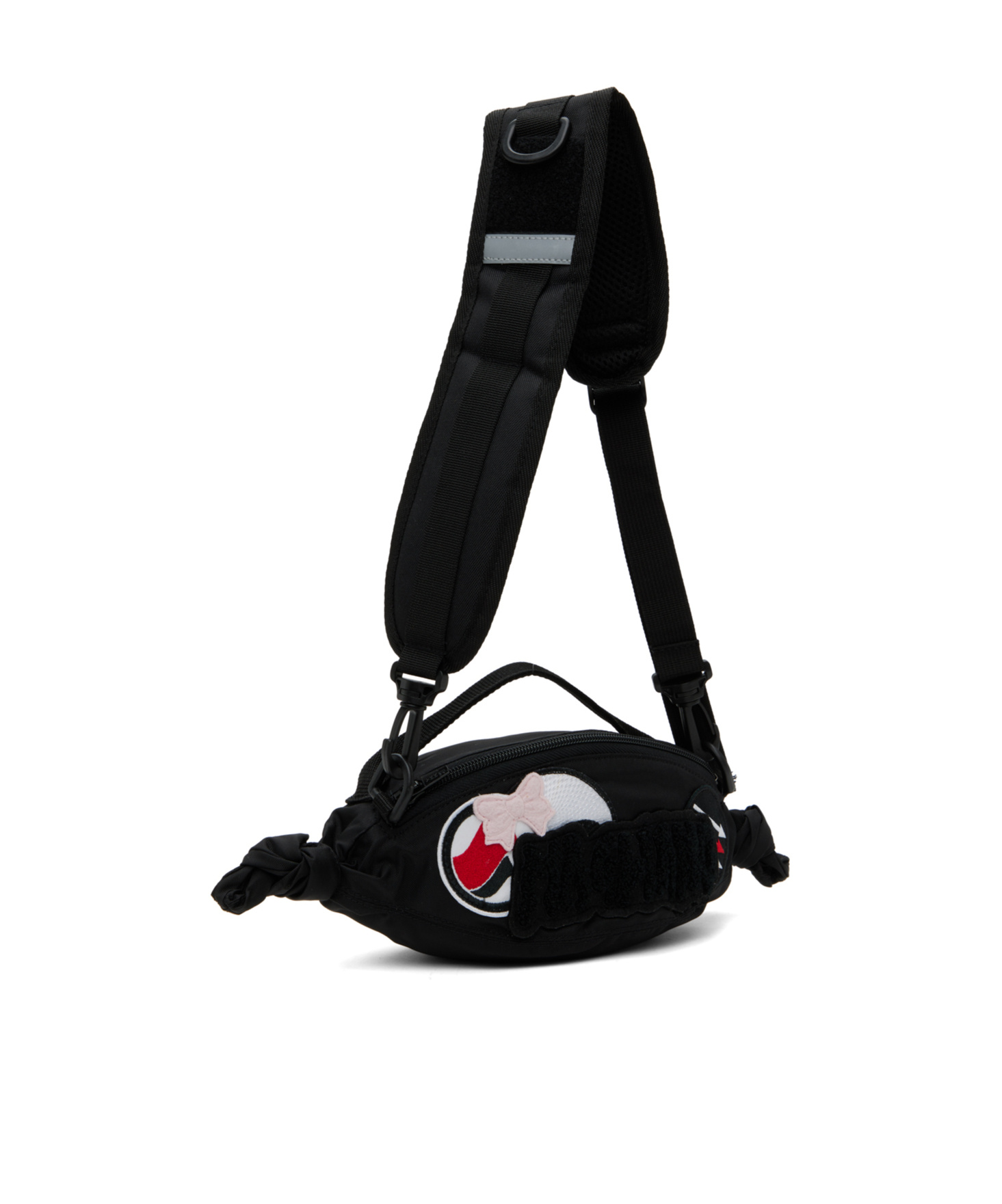 Magliano Candy Cane Belt Bag In Black