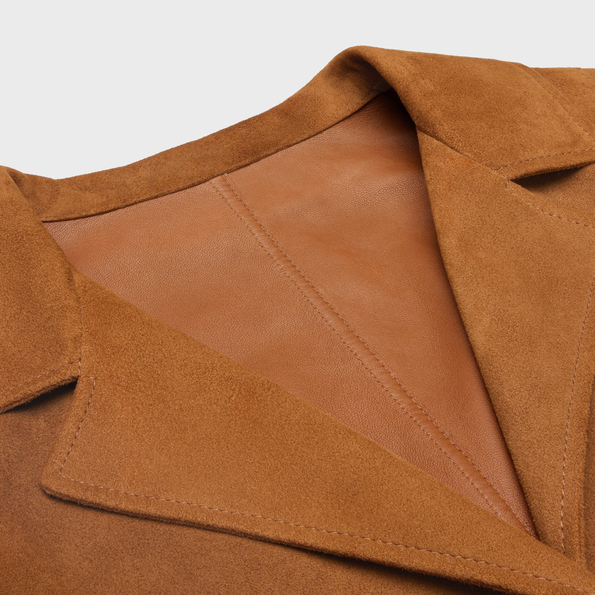 Celine Sleeveless Mini Dress In Camel