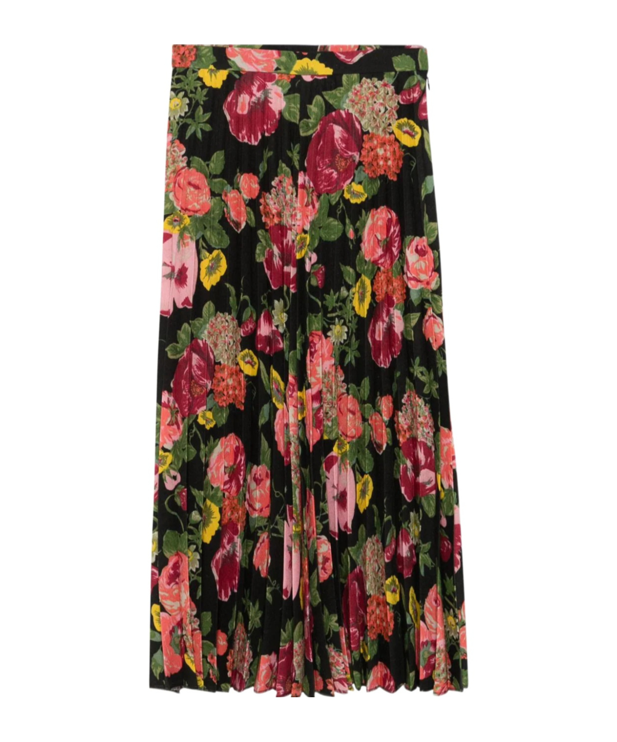 Junya Watanabe High Waist Mid-length Skirt In Multicolor
