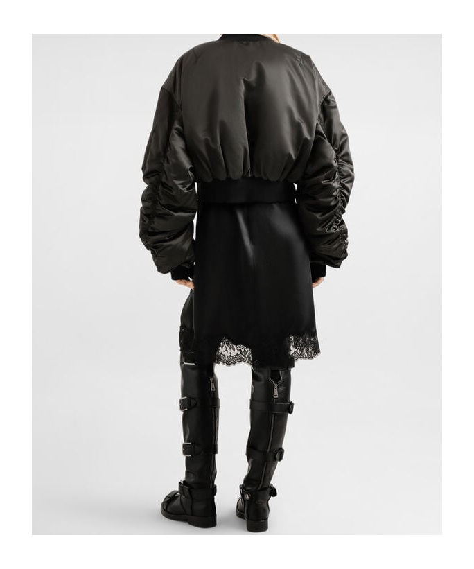Dolce & Gabbana Nylon Canvas Over Jacket In Black