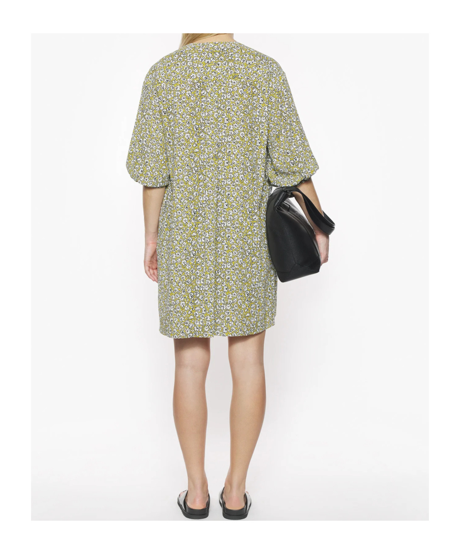 MAISON KITSUNÉ TUNIC GATHERED DRESS 