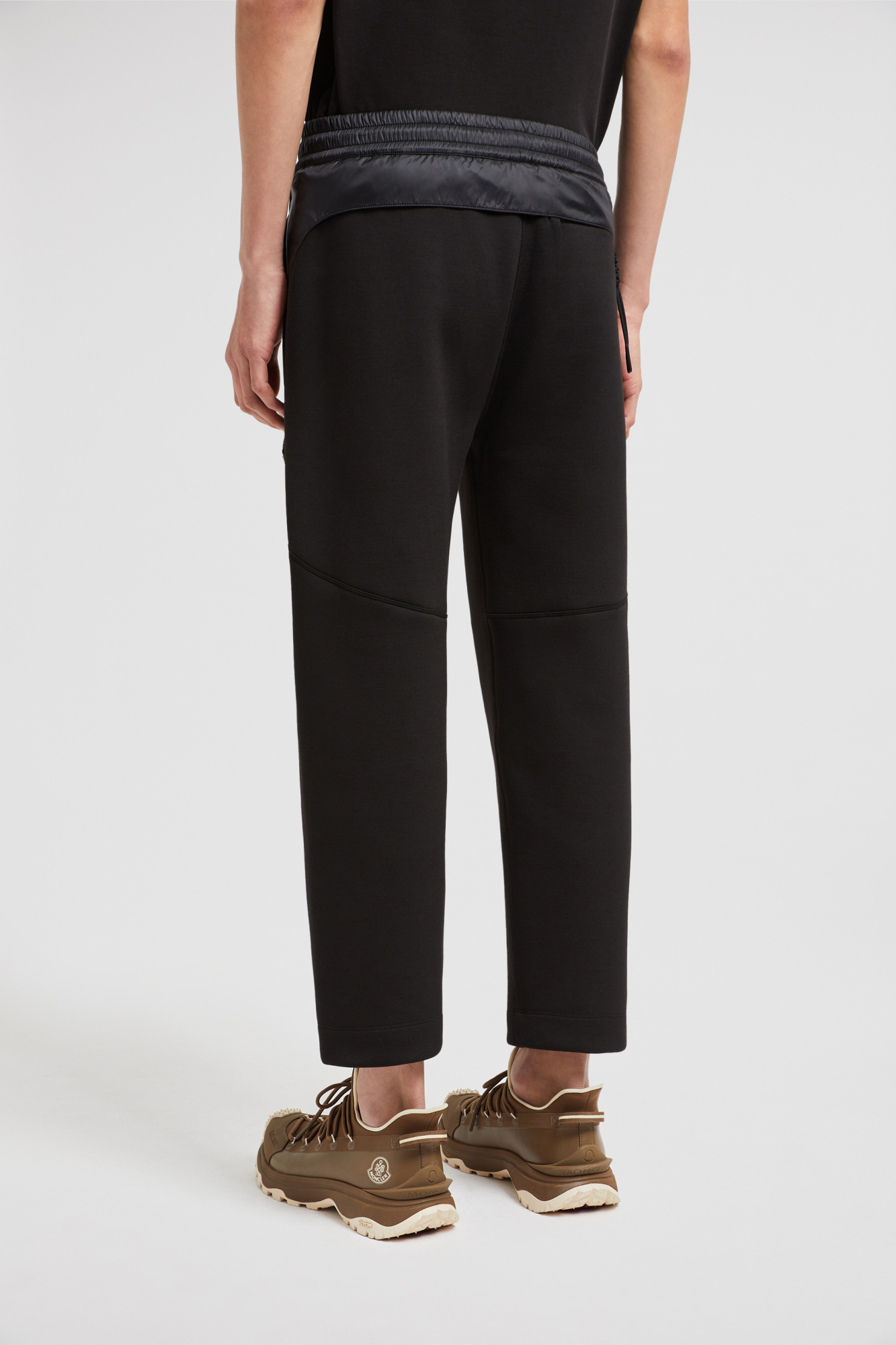 Moncler Elastic Waist Sweatpants In Black