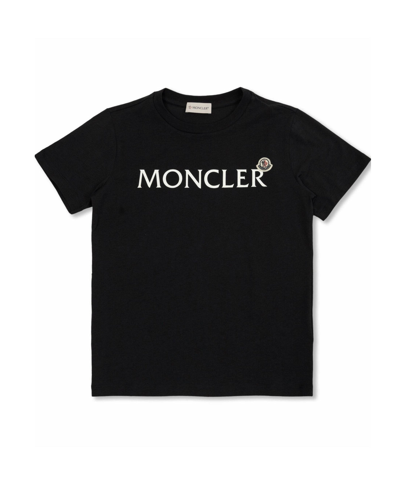Moncler Short-sleeved T-shirt In Black