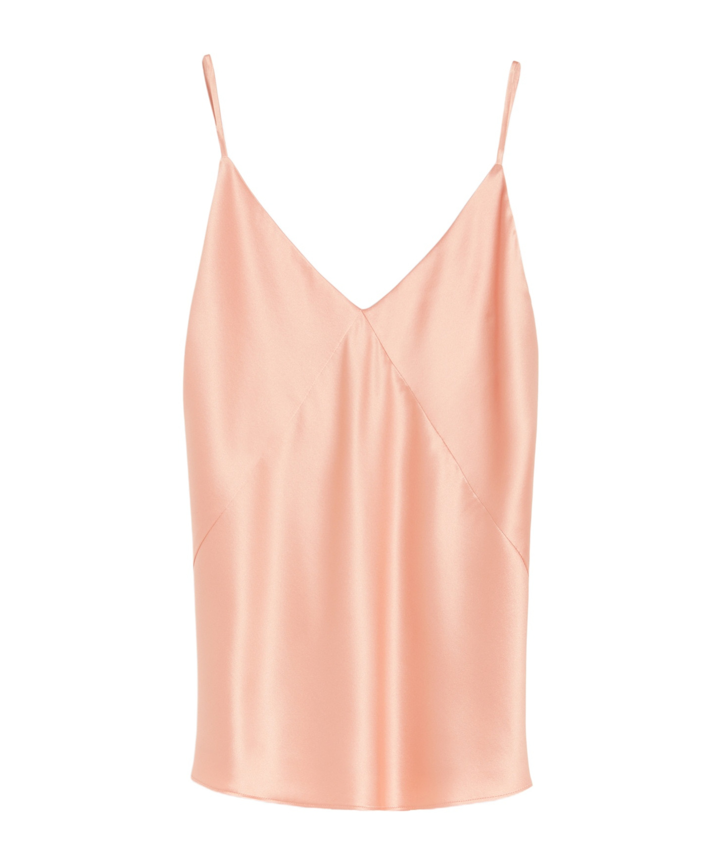 Max Mara Suspender Top In Rose Gold