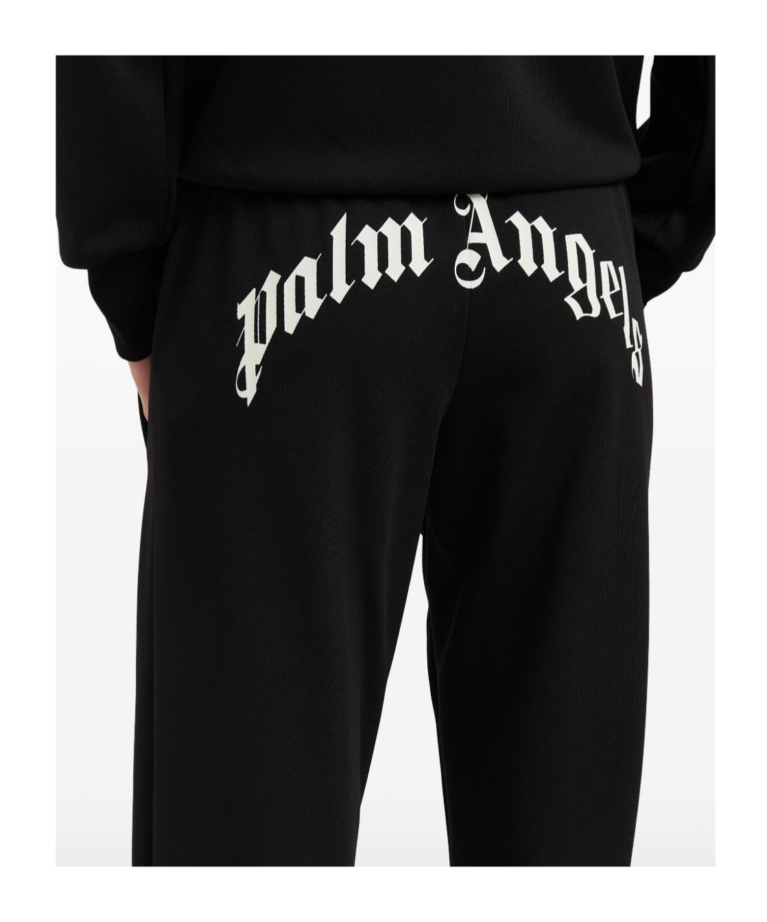 Palm Angels Elastic Waist Sweatpants In Black