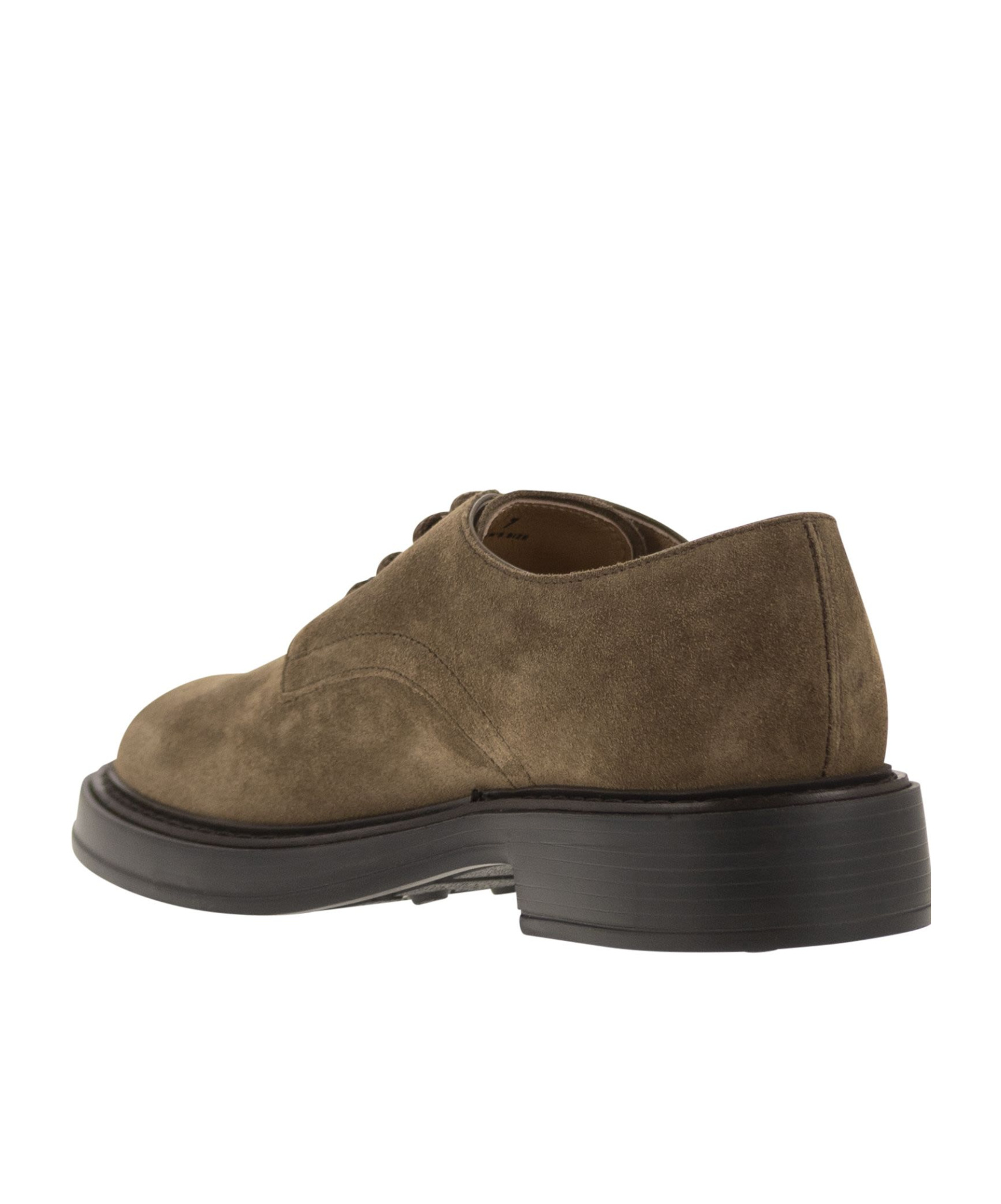 Tod's Lace-up Calfskin Block Heel Boots In Brown
