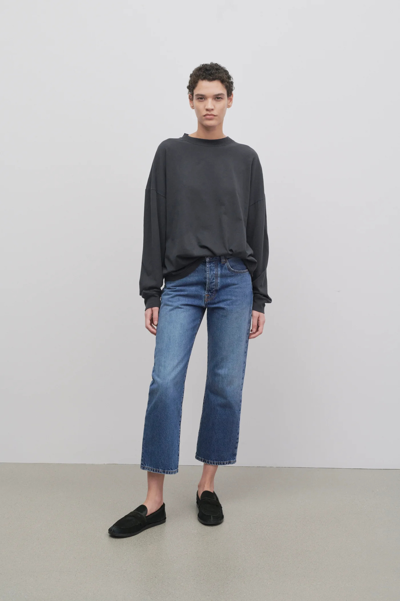 The Row Lesley Straight-leg Jeans In Blue