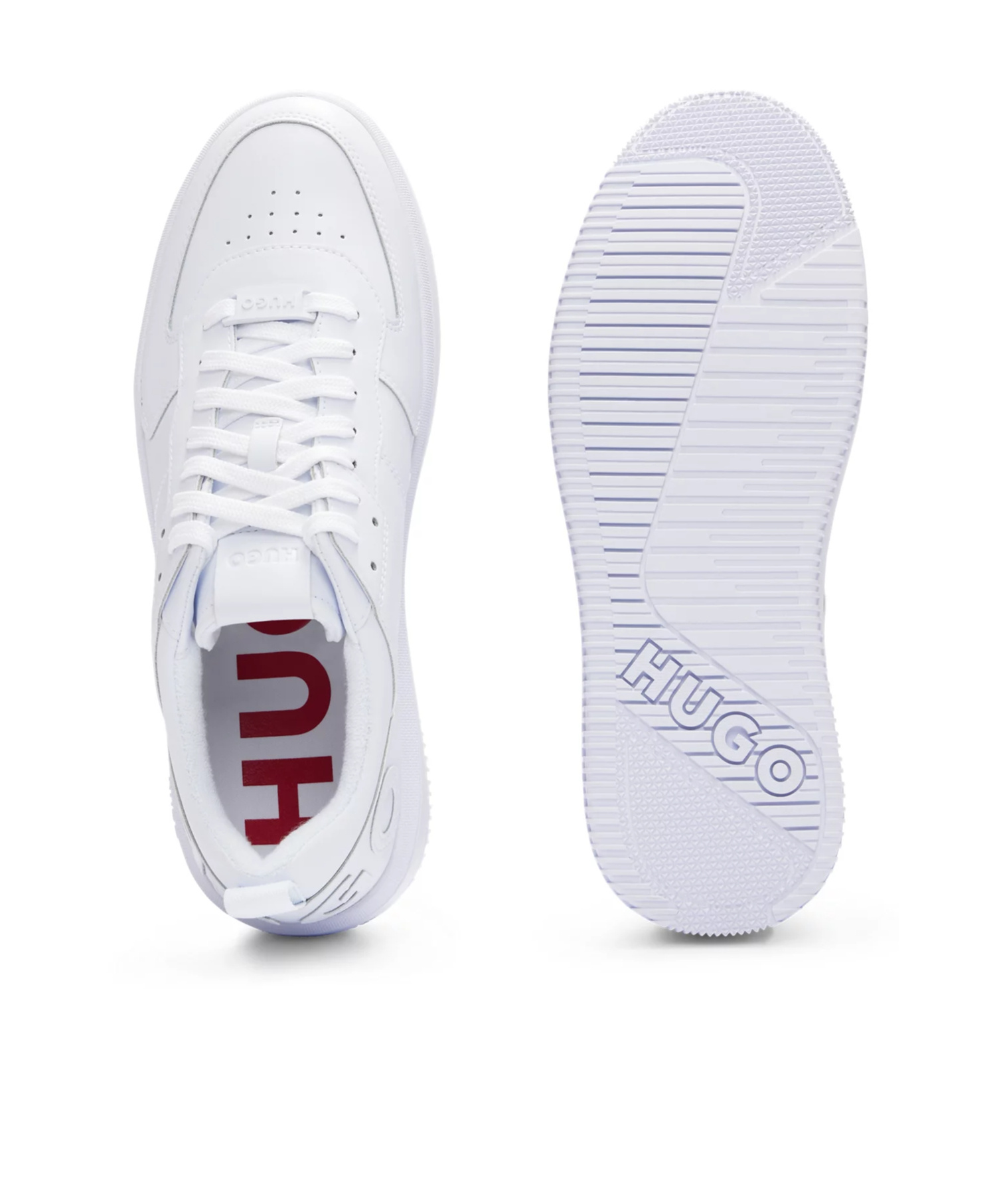Hugo Boss Round-headed Professional Sports Shoes In White