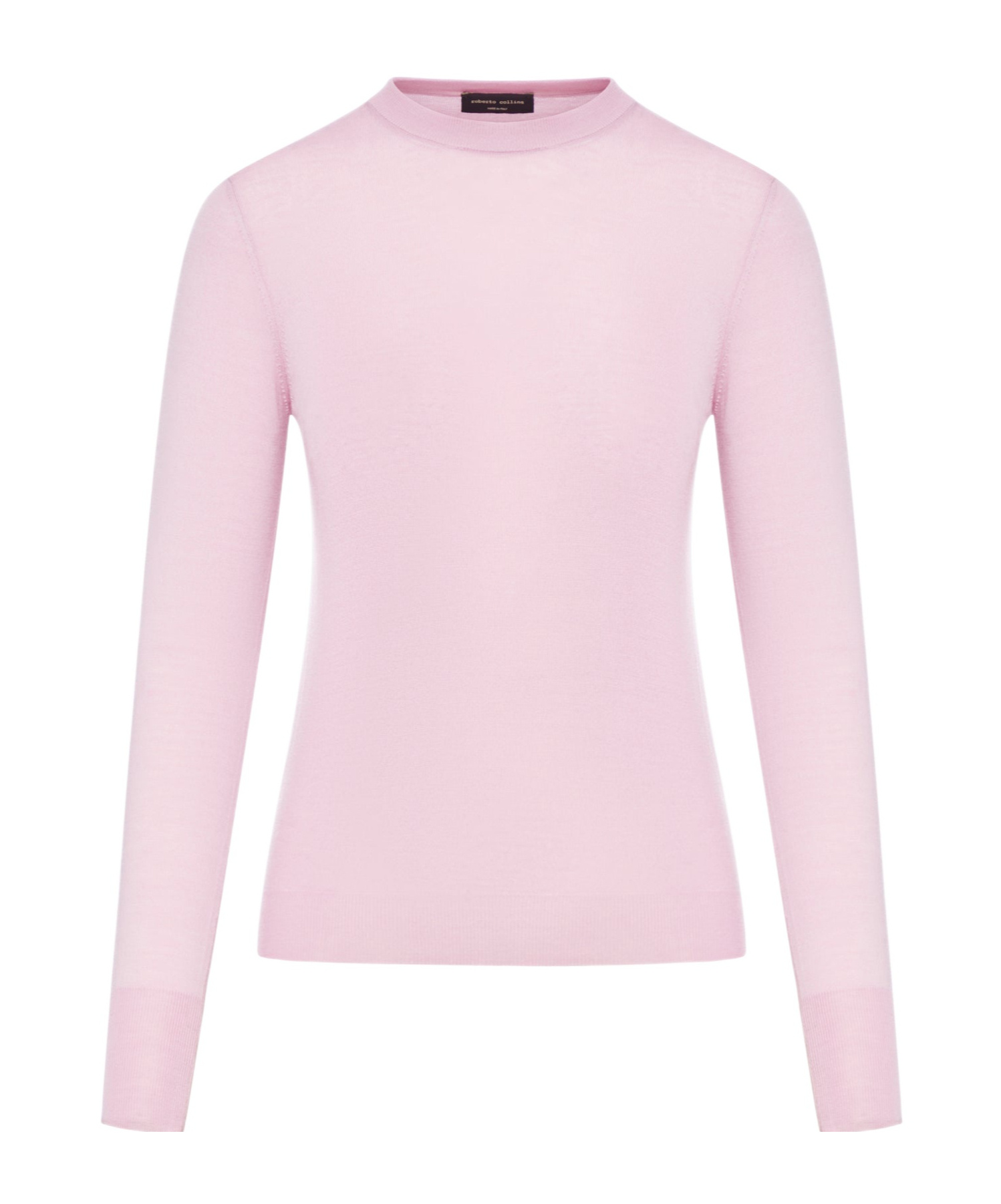 Roberto Collina Crewneck Knit Sweater In Pink