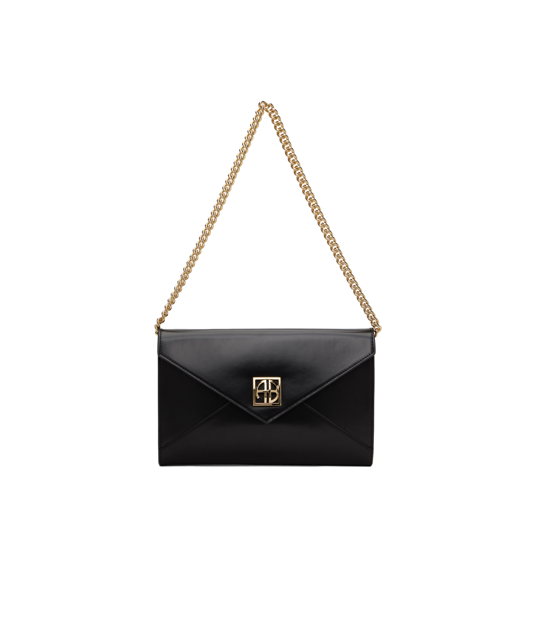Shop Anine Bing Chain Shoulder Bag In Black