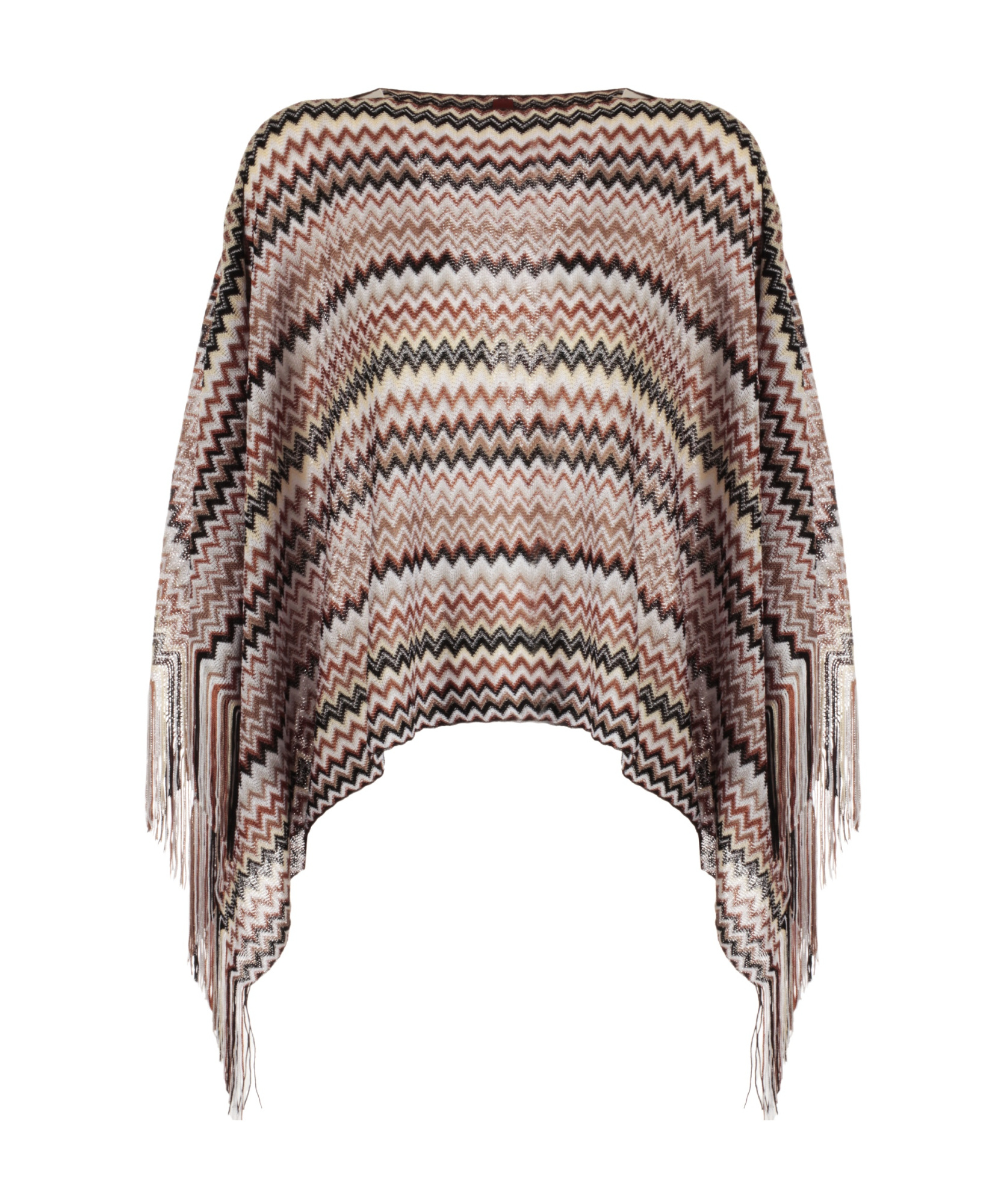MISSONI ZIGZAG-PATTERN CAPE