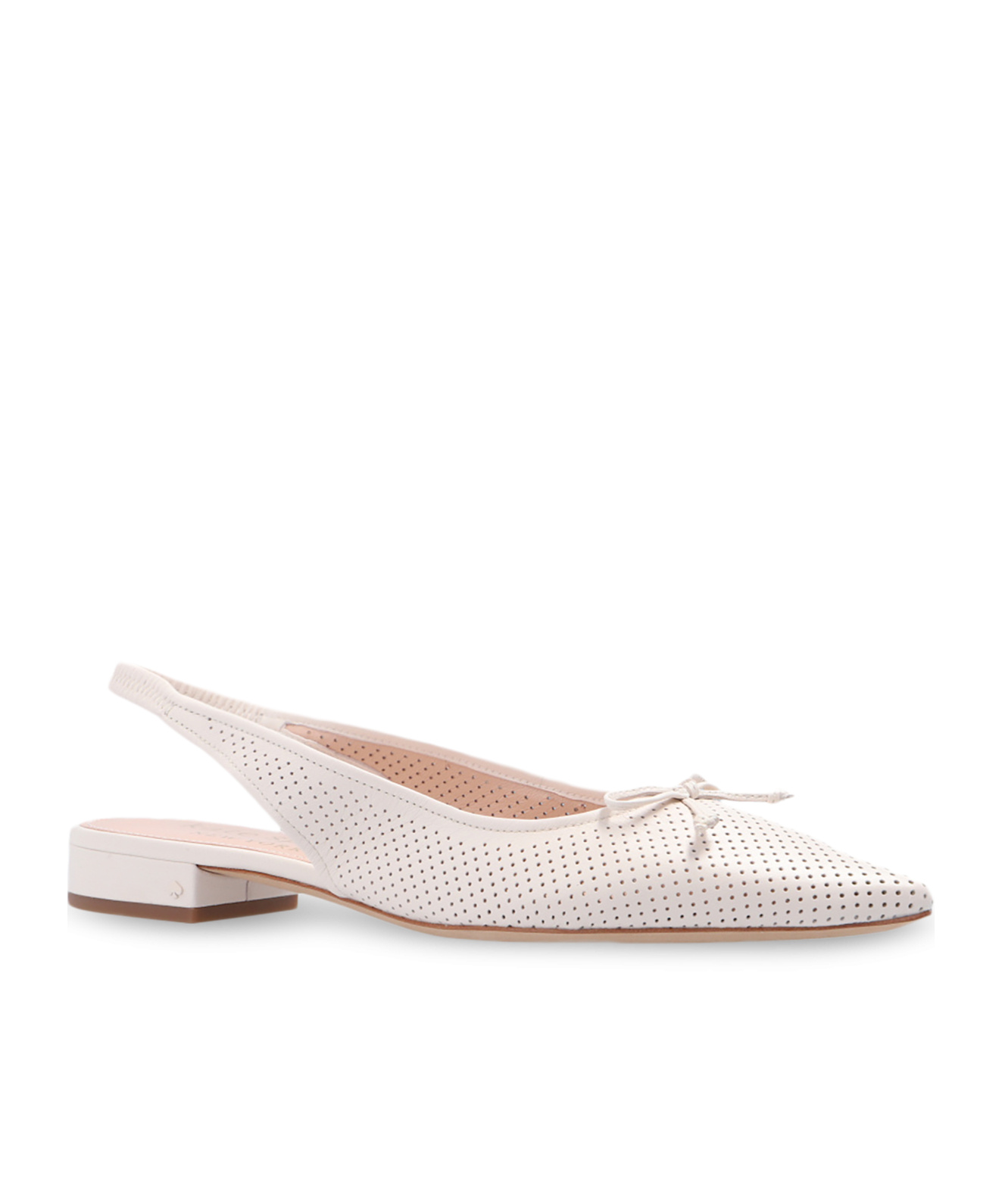 Kate Spade Pointed Toe Flat Sandals In Cream