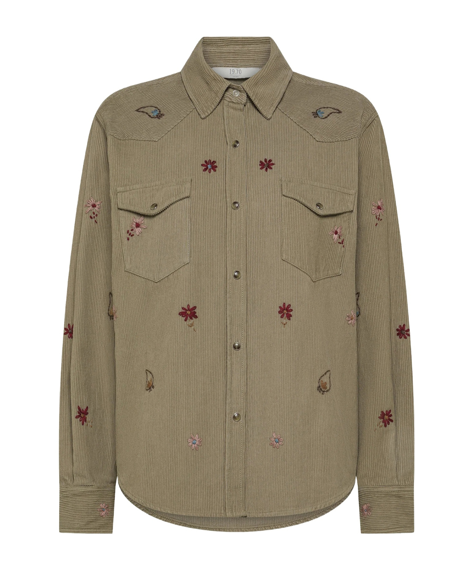 Seventy Embroidered Shirt Clothing In Brown