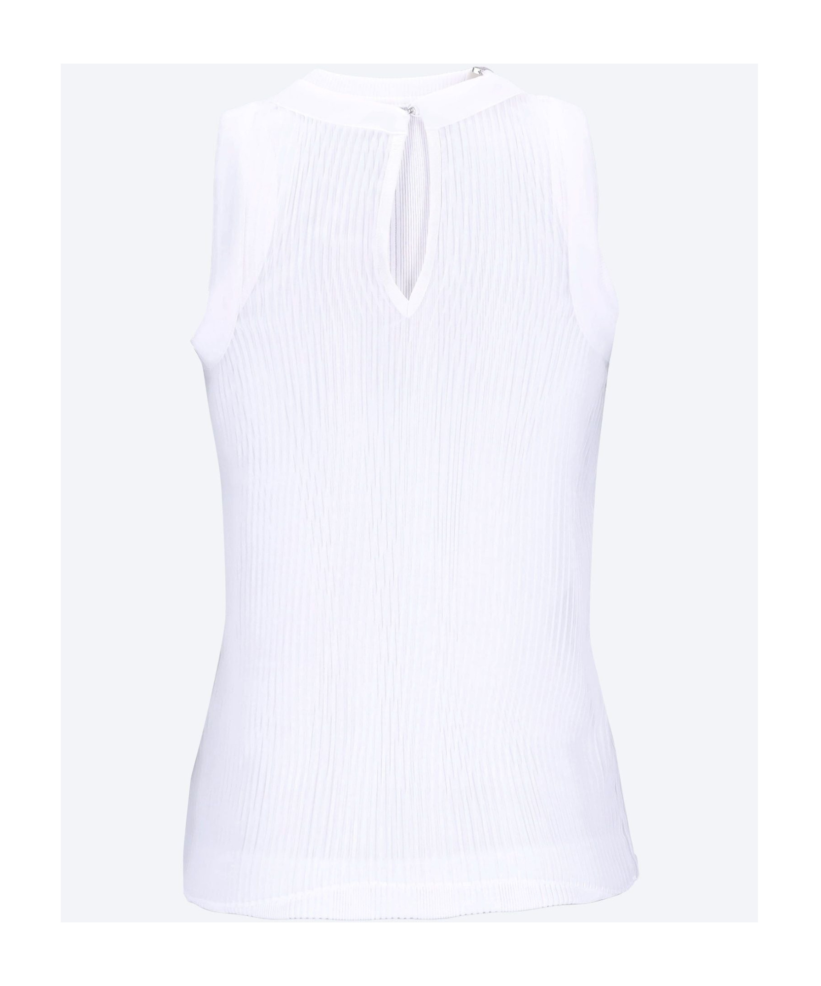 Shop Sacai Crew Neck Sleeveless Vest In White