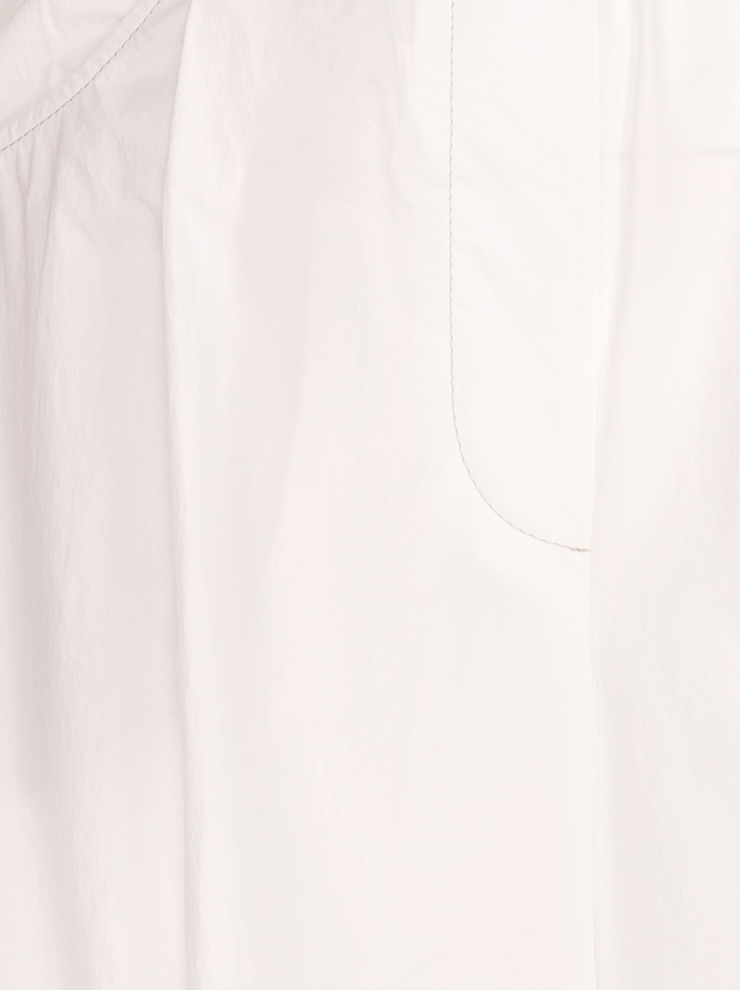 Brunello Cucinelli Wide-leg Cotton Trousers In White