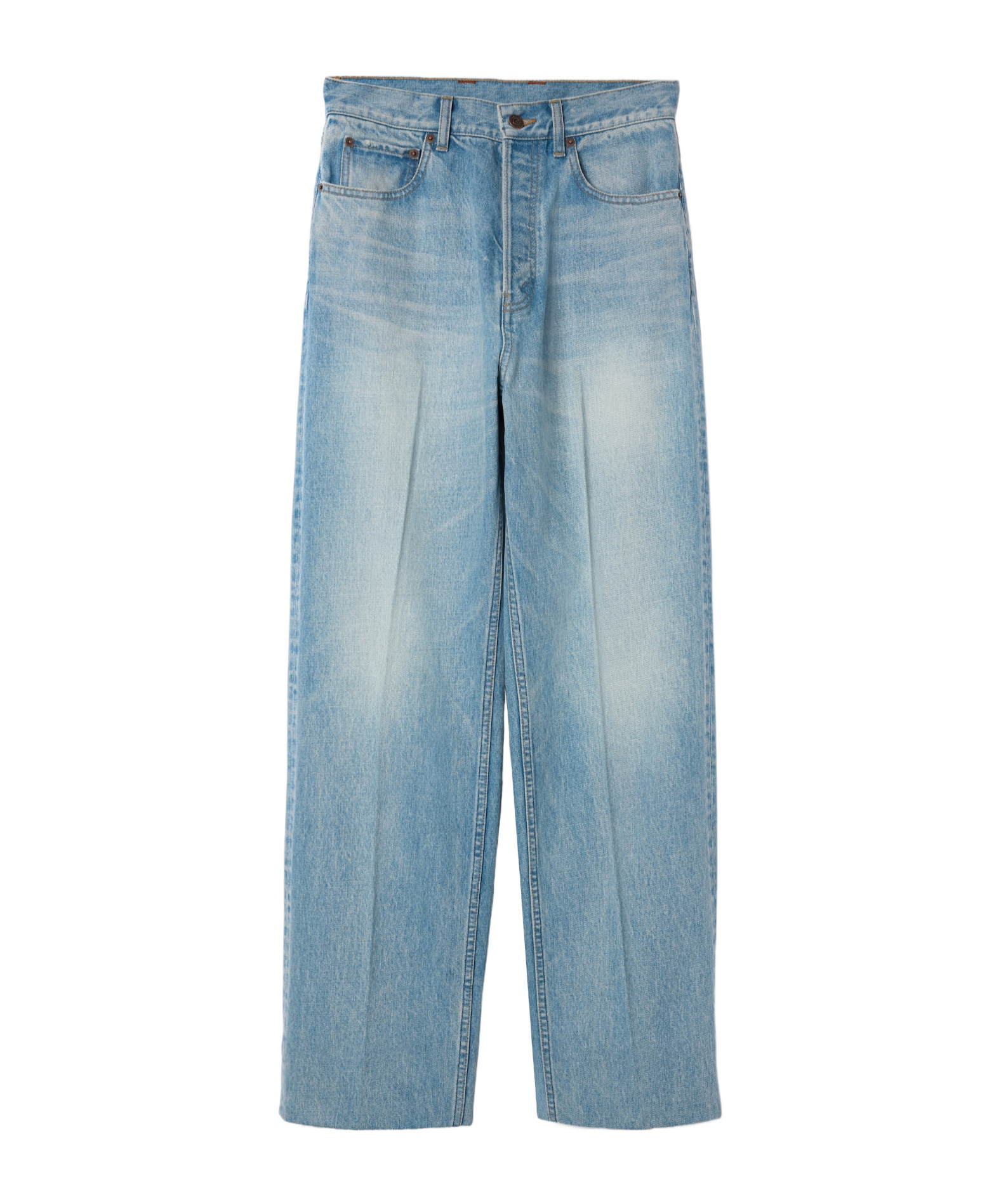 Celine Boyfriend Jeans 002 In Cotton Denim In Glacier Blue