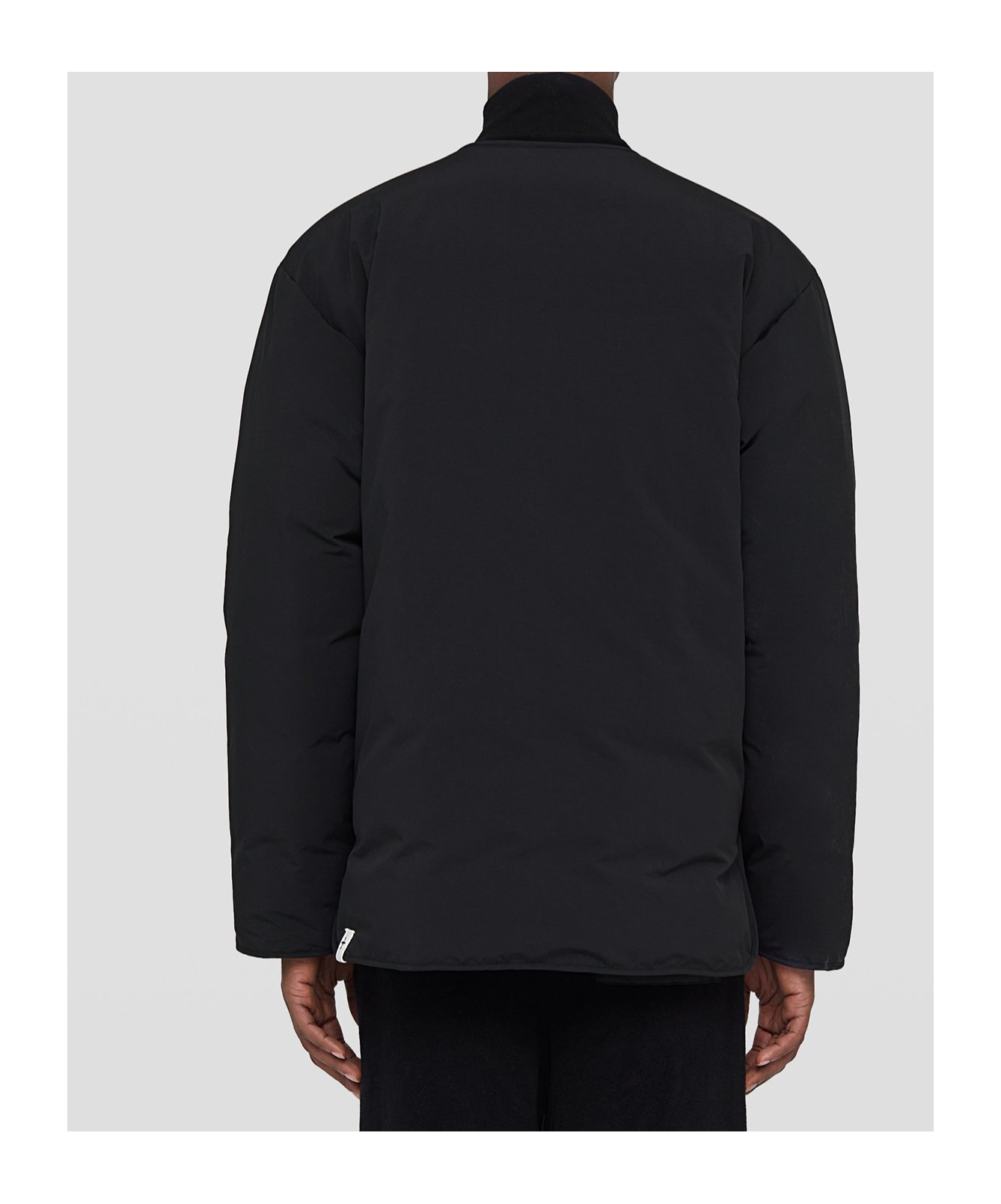 Jil Sander Zipped Down Jacket In Black