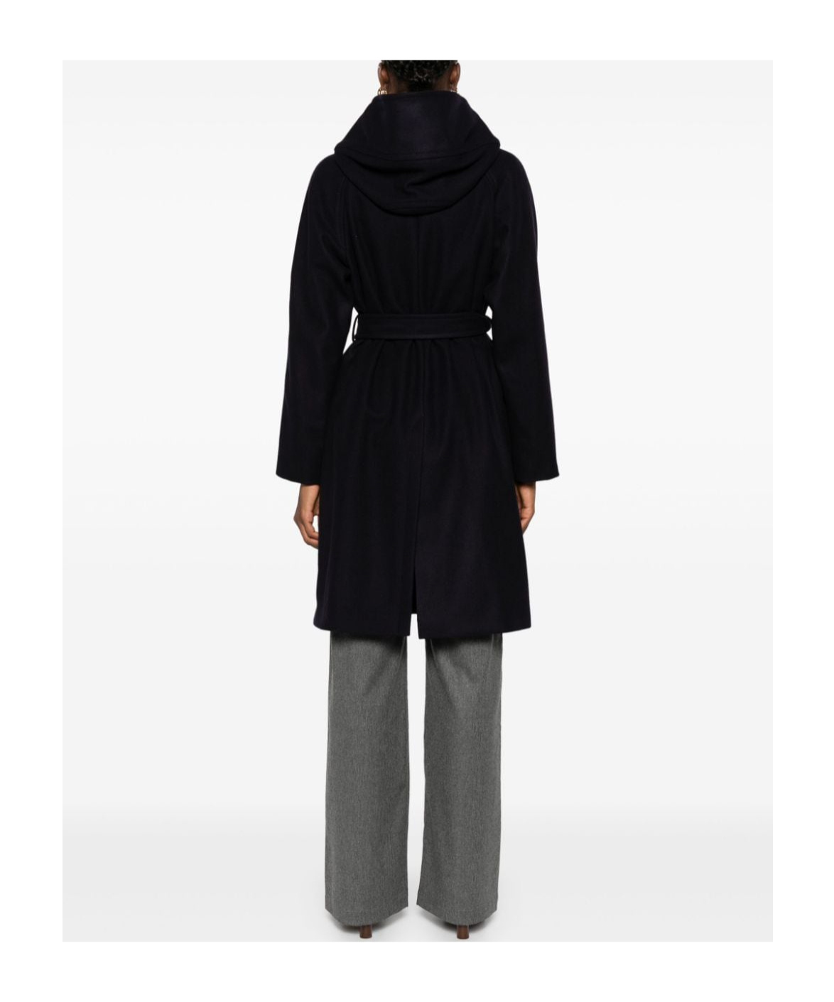 Fay Single-breasted Coat In Black