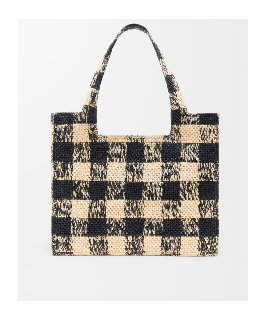 Loewe Font Small Tote Bag In Natural/black